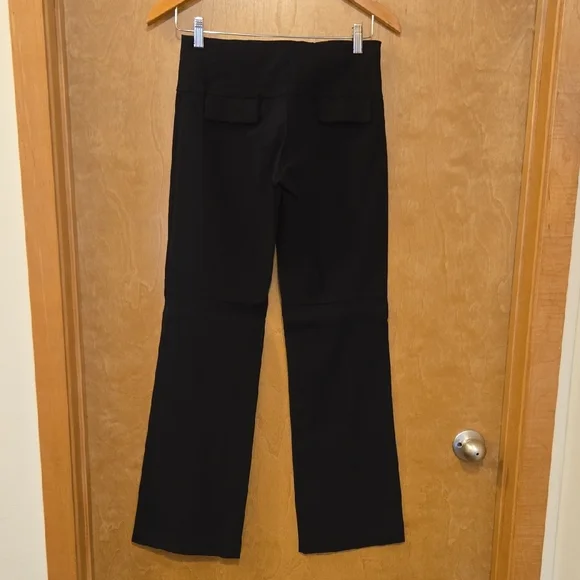 Classic Black Straight Leg Women's Pants - Picture 3 of 5